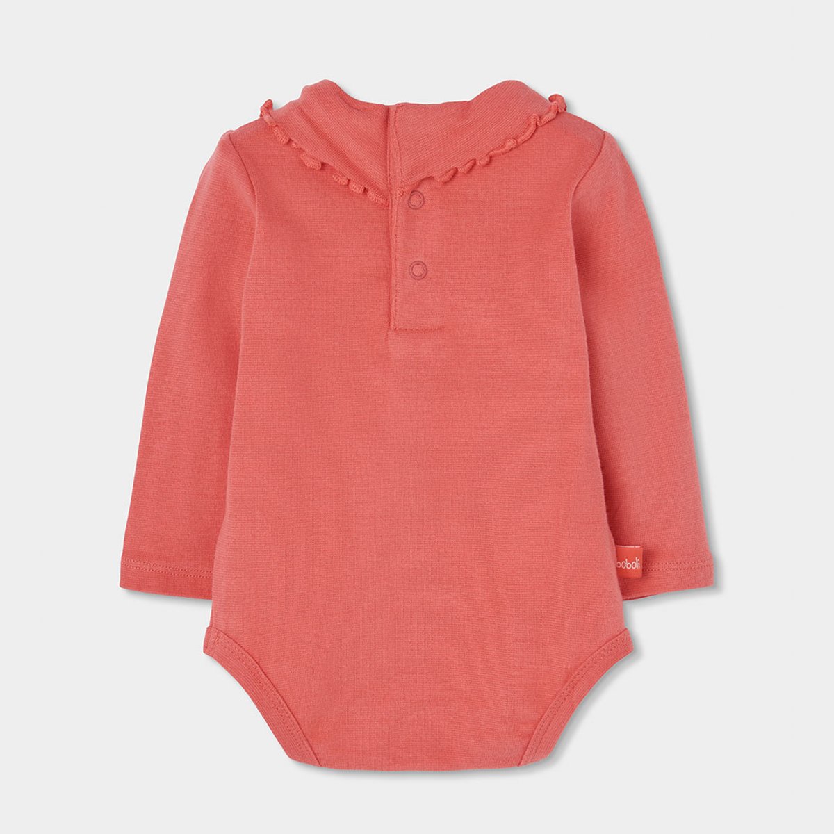Ensemble maille denim bébé fille broderie ours rouge, BOBOLI