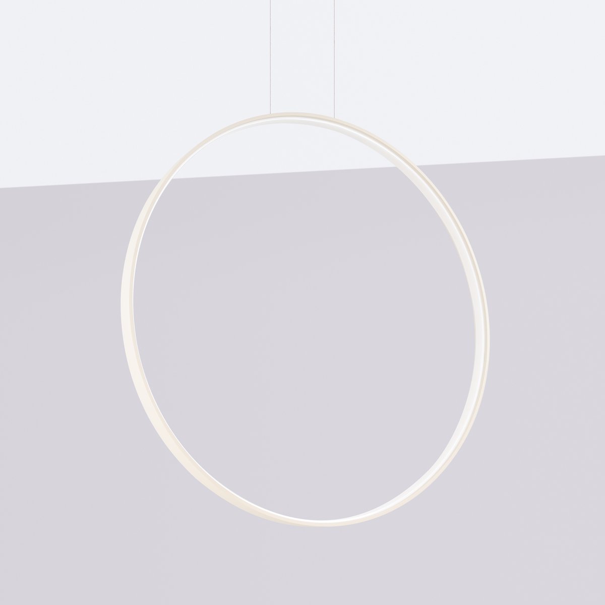 Suspension Aluminium Beige LED 1 Rio beige, EDEN