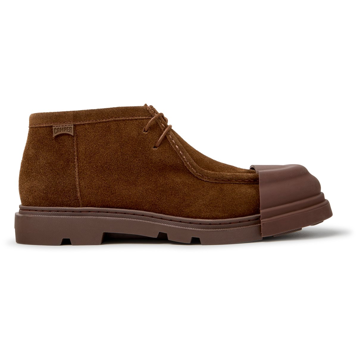 Bottines Junction Suede Leather brun moyen 005, CAMPER