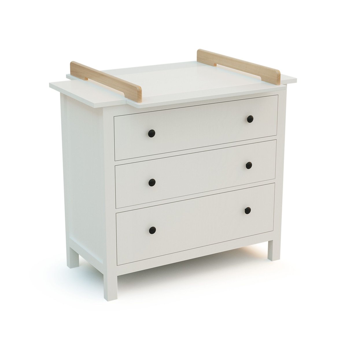 Plan à langer universel pour commode bébé KIRA blanc, JURABABY
