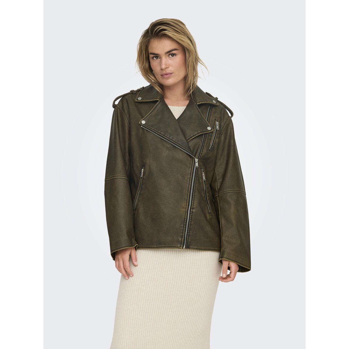 Veste En Similicuir wren, ONLY