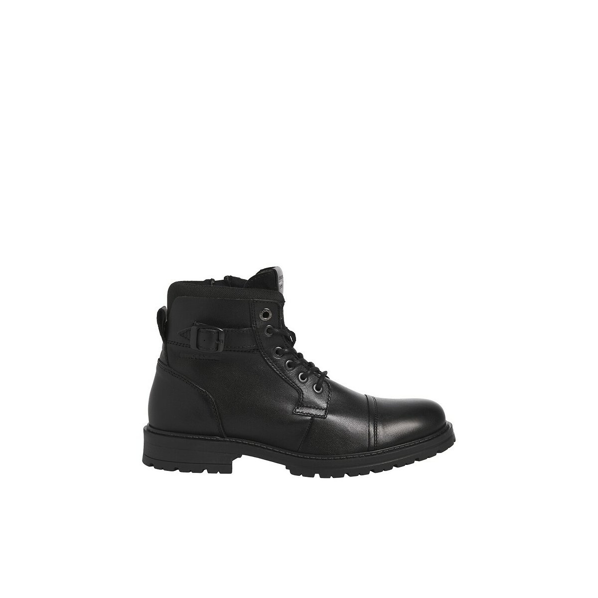 Bottines en cuir à lacets Dexter noir, JACK & JONES