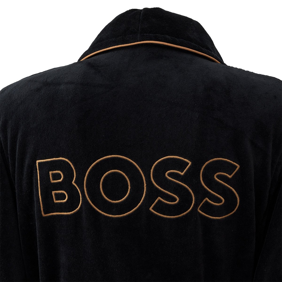 Peignoir long en velours,TIAGO black, BOSS HOME