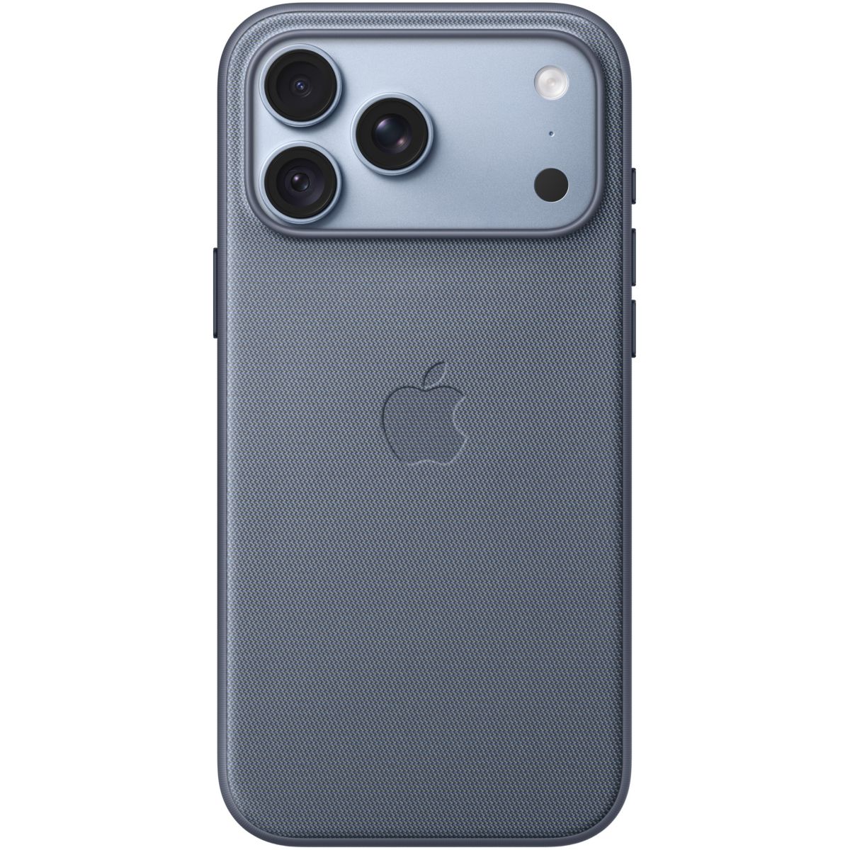 Coque iPhone 18 Pro Max TechWoven Bleu Chambra couleur unique, APPLE
