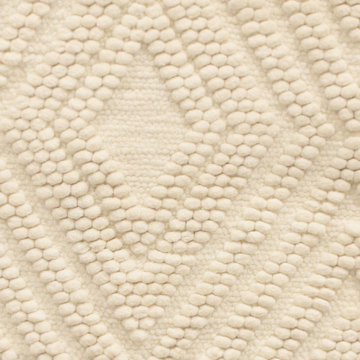 Tapis à relief motifs graphiques design ethnique HOME blanc, THE HOME DECO FACTORY
