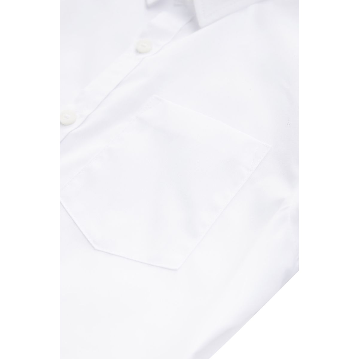 Chemise d'école manches longues, lot de 2 blanc, NEXT