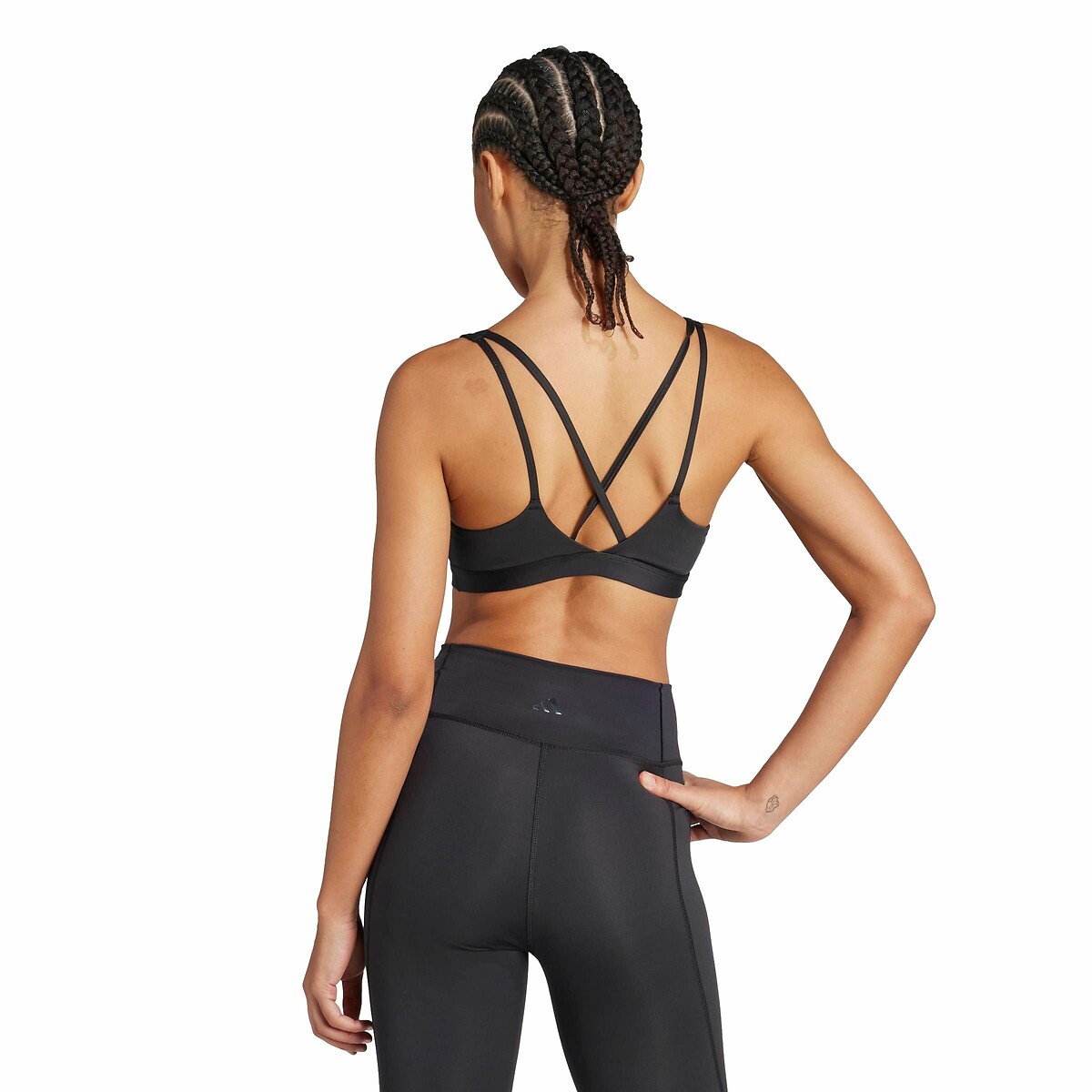 Brassière de yoga noir, adidas Performance