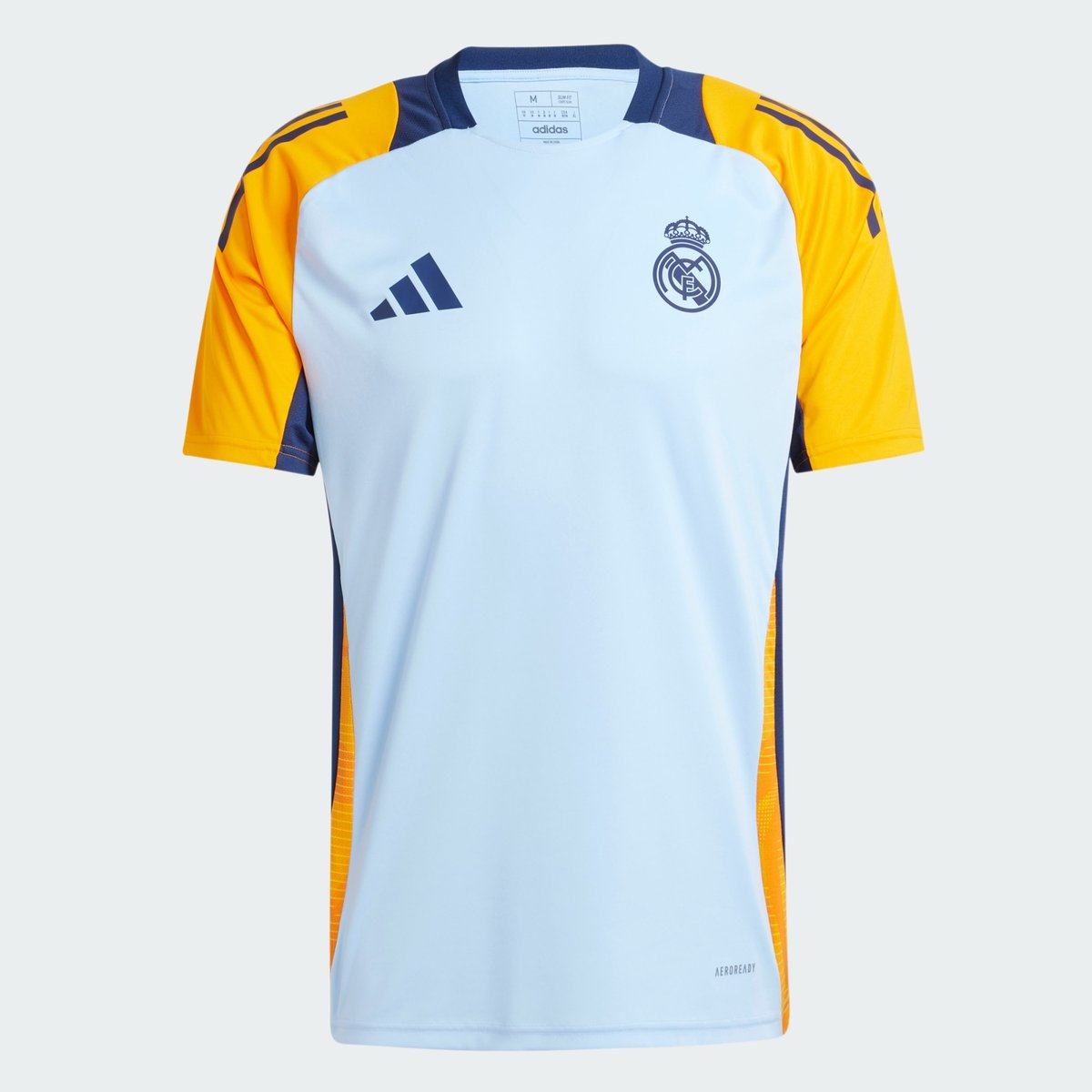 Maillot d'entraînement Real Madrid Tiro 24 Competition glow blue / crew orange / team navy blue 2, adidas Performance