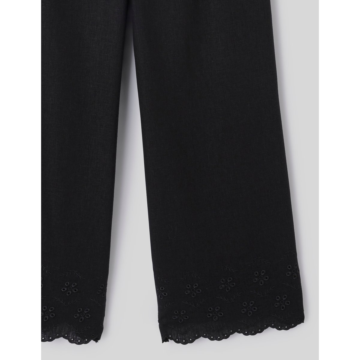 Pantalon broderie noir, BZB