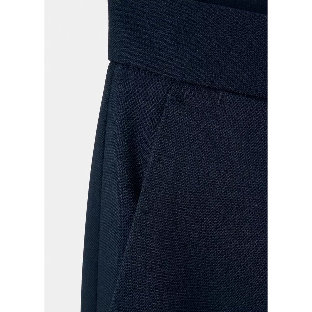 Pantalon droit costume bleu marine, MANGO TEEN