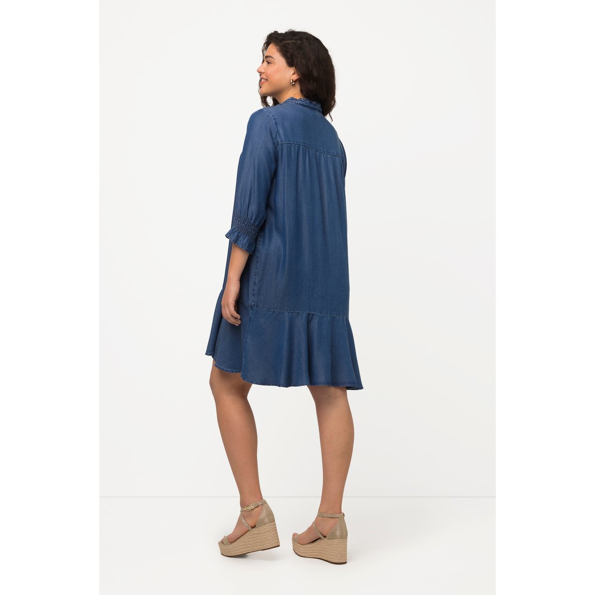 Robe en Lyocell bleu jean, ULLA POPKEN