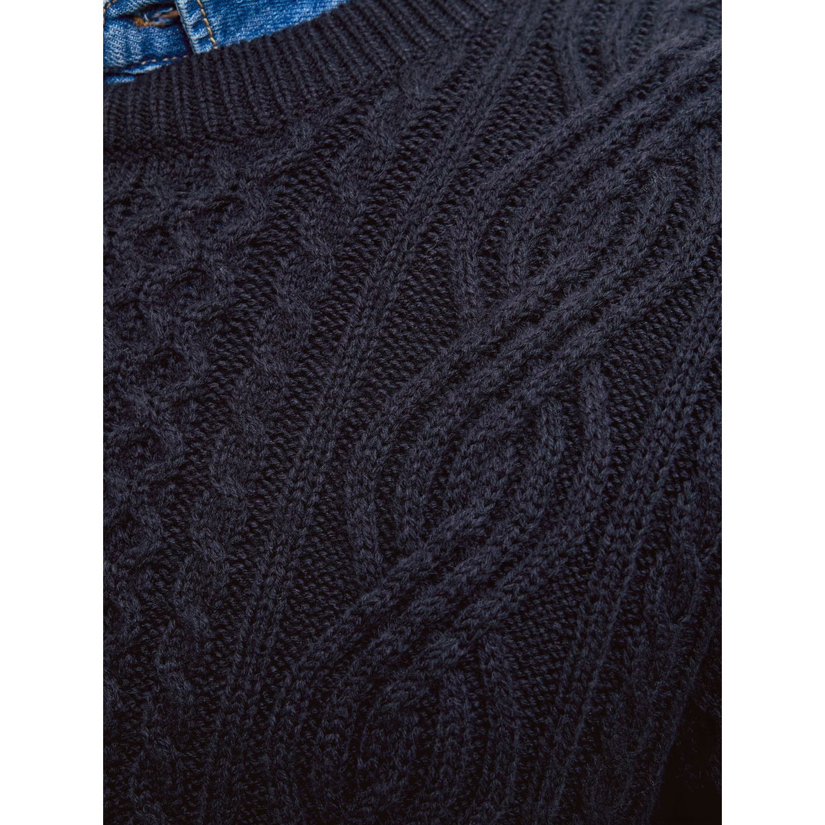 Pull En Maille dark navy, JACK AND JONES PREMIUM