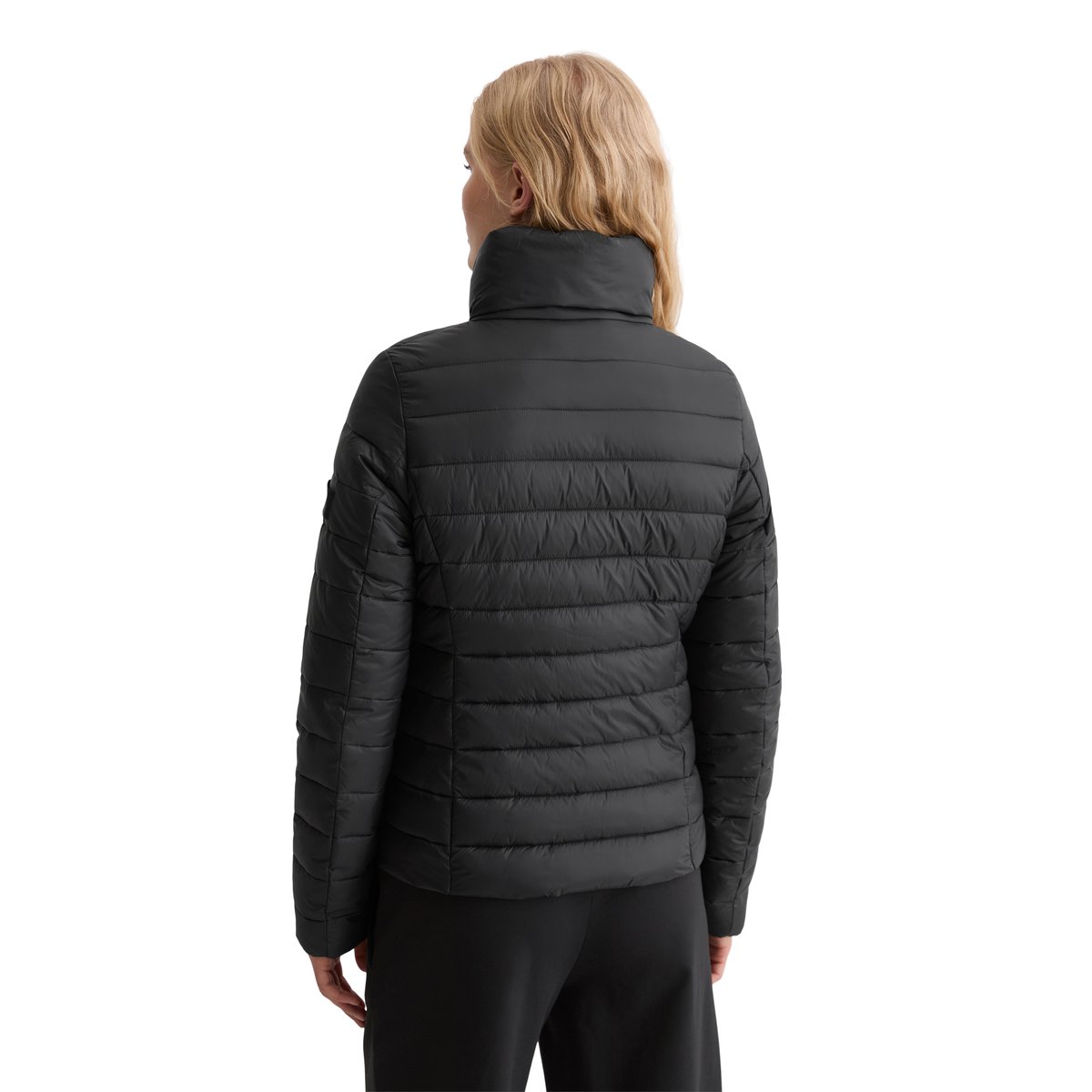 Veste matelassée légère fitted avec des matériaux recyclés noir, MARC O'POLO