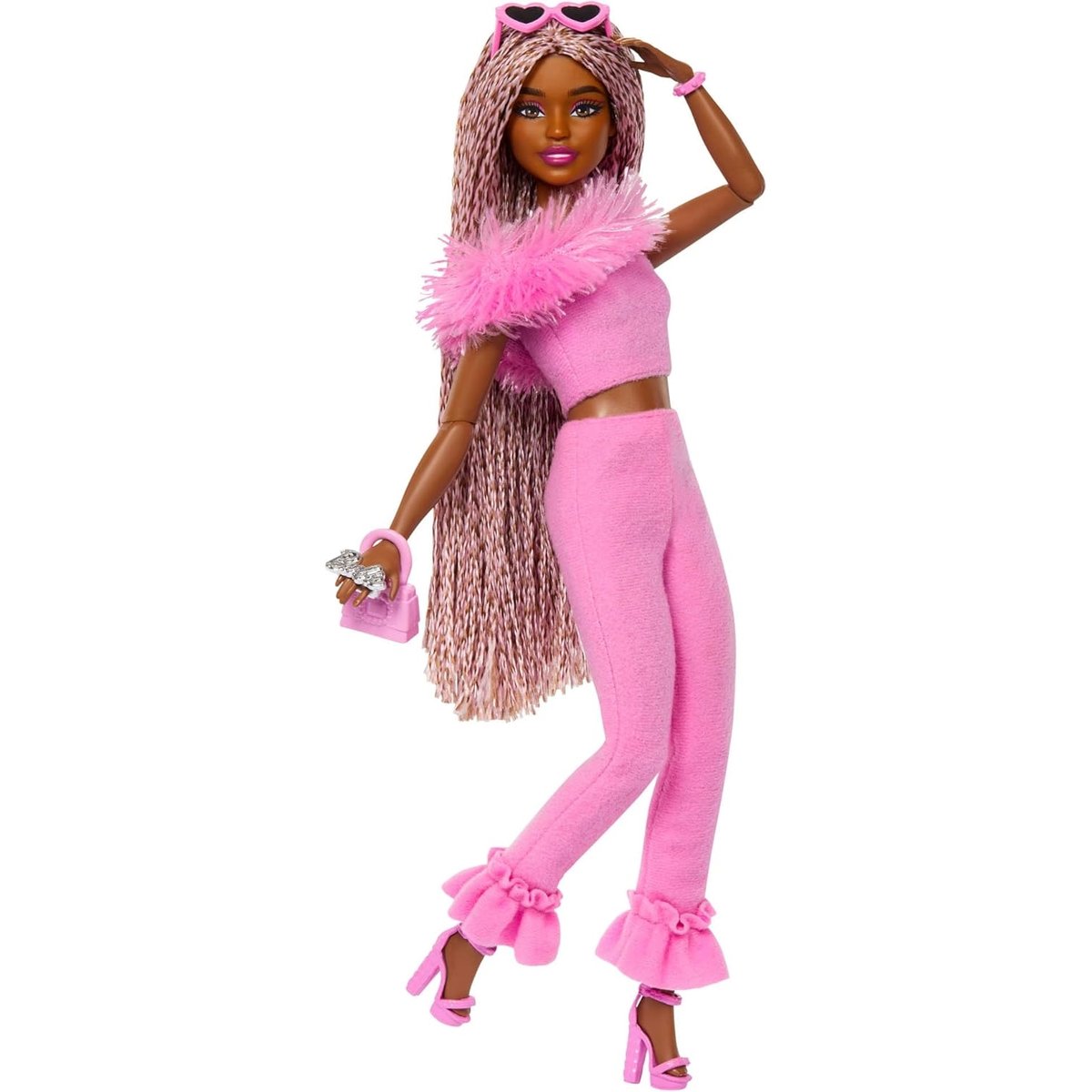-Deluxe Style-Poupée à combinaison Rose rose, MATTEL