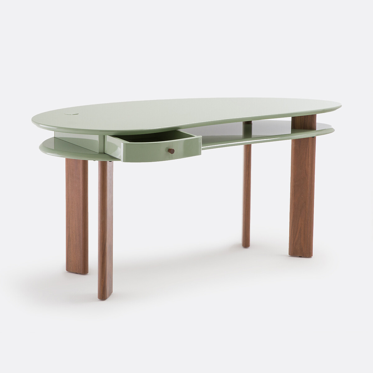 Felsen Two-Top Desk sage green, LA REDOUTE INTERIEURS