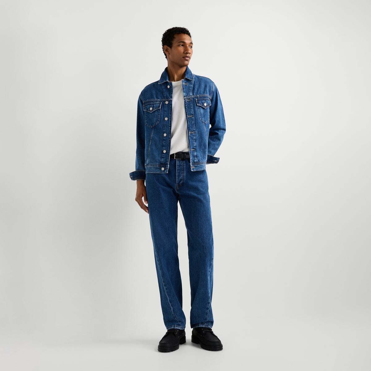 Jean straight, BEXLEY bleu moyen désolé, PEPE JEANS