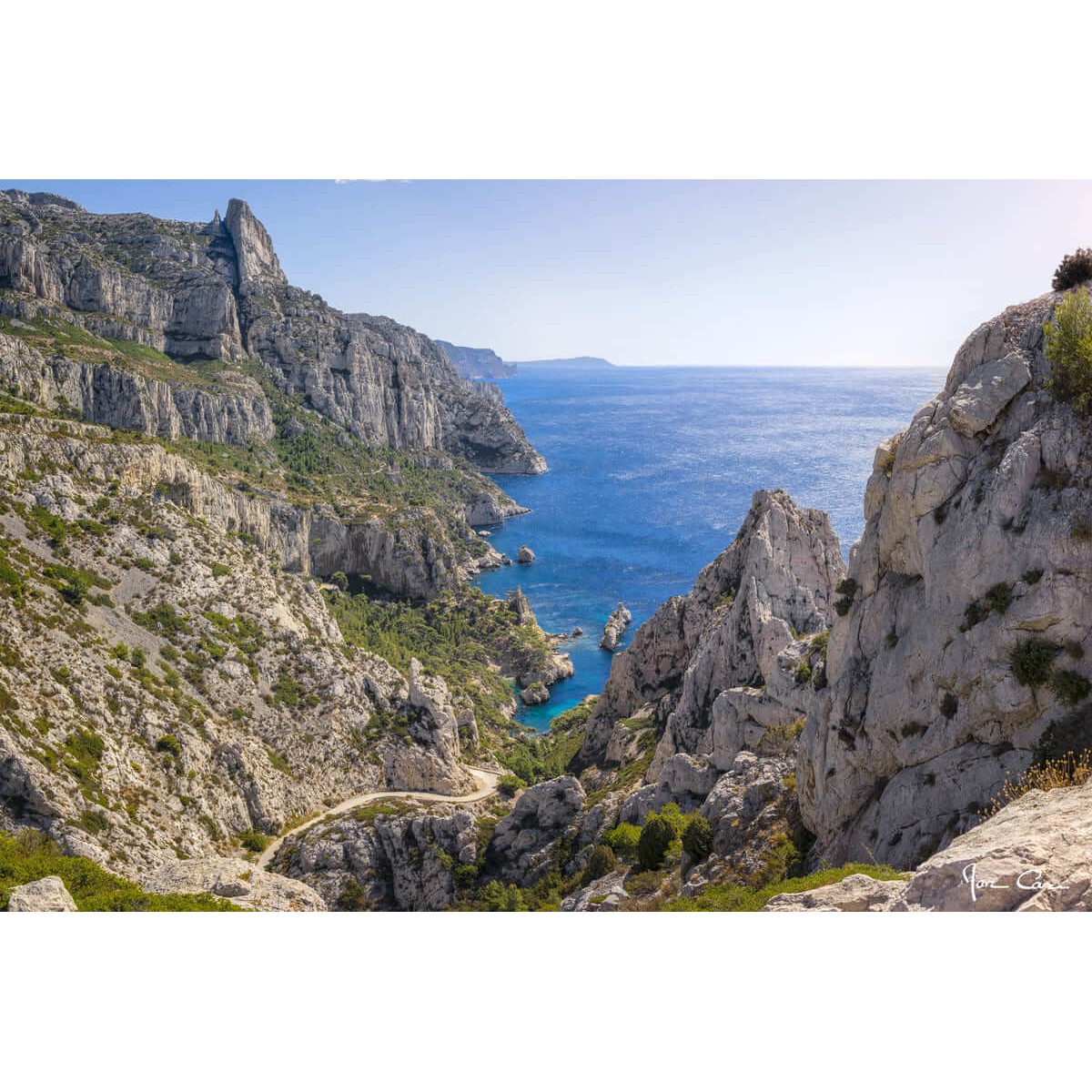 Tableau mural vue calanques tableaux sur toile-bleu, CEANOTHE