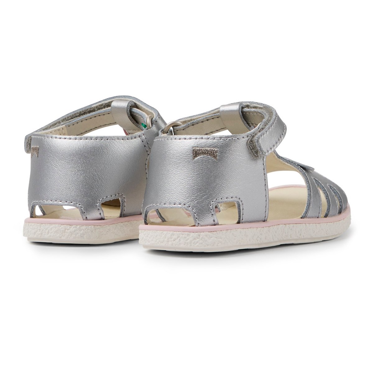 Sandales Cuir Miko argent, CAMPER