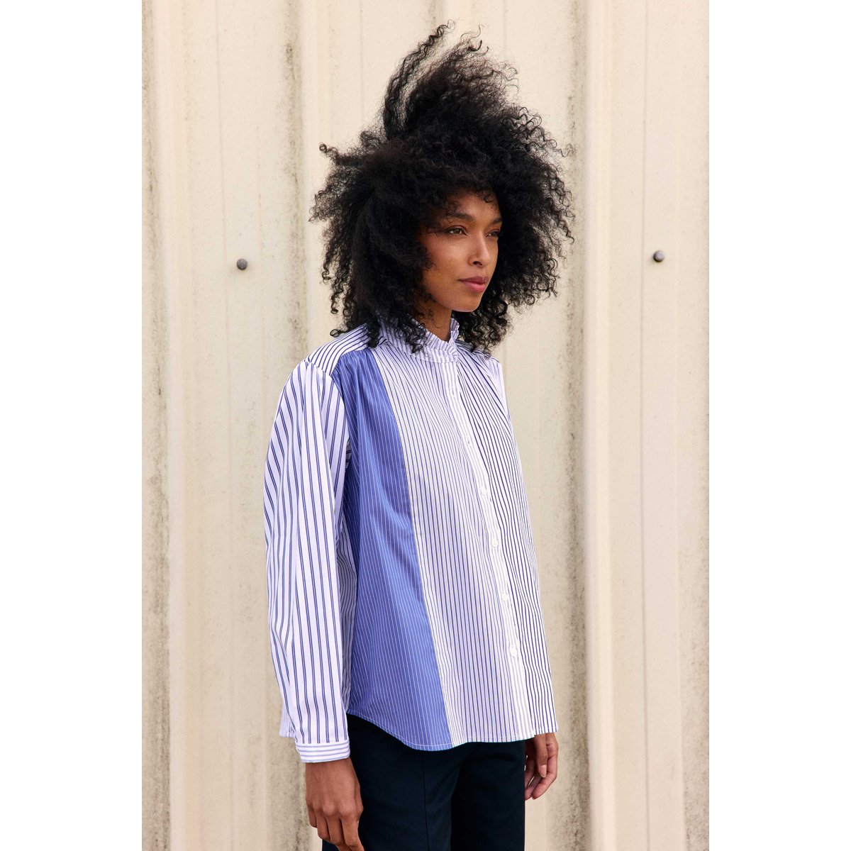 BLOUSE imprimé rayures, marinière BOLIANE 20-ecru/bleu, LA PETITE ETOILE