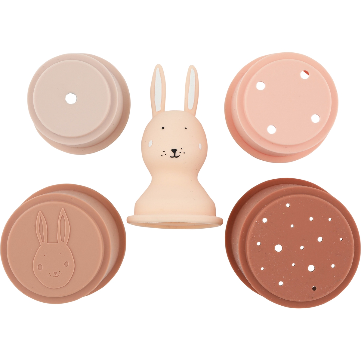 Jouets de bain gobelets empilables rose, TRIXIE