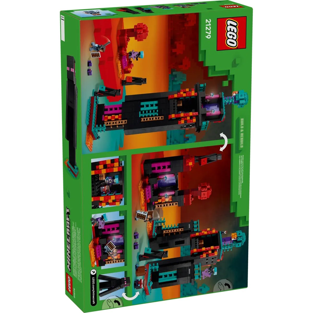 LEGO Minecraft : La tour de l'Enderman 21279 - Aventure et Créativité multicolore, LEGO