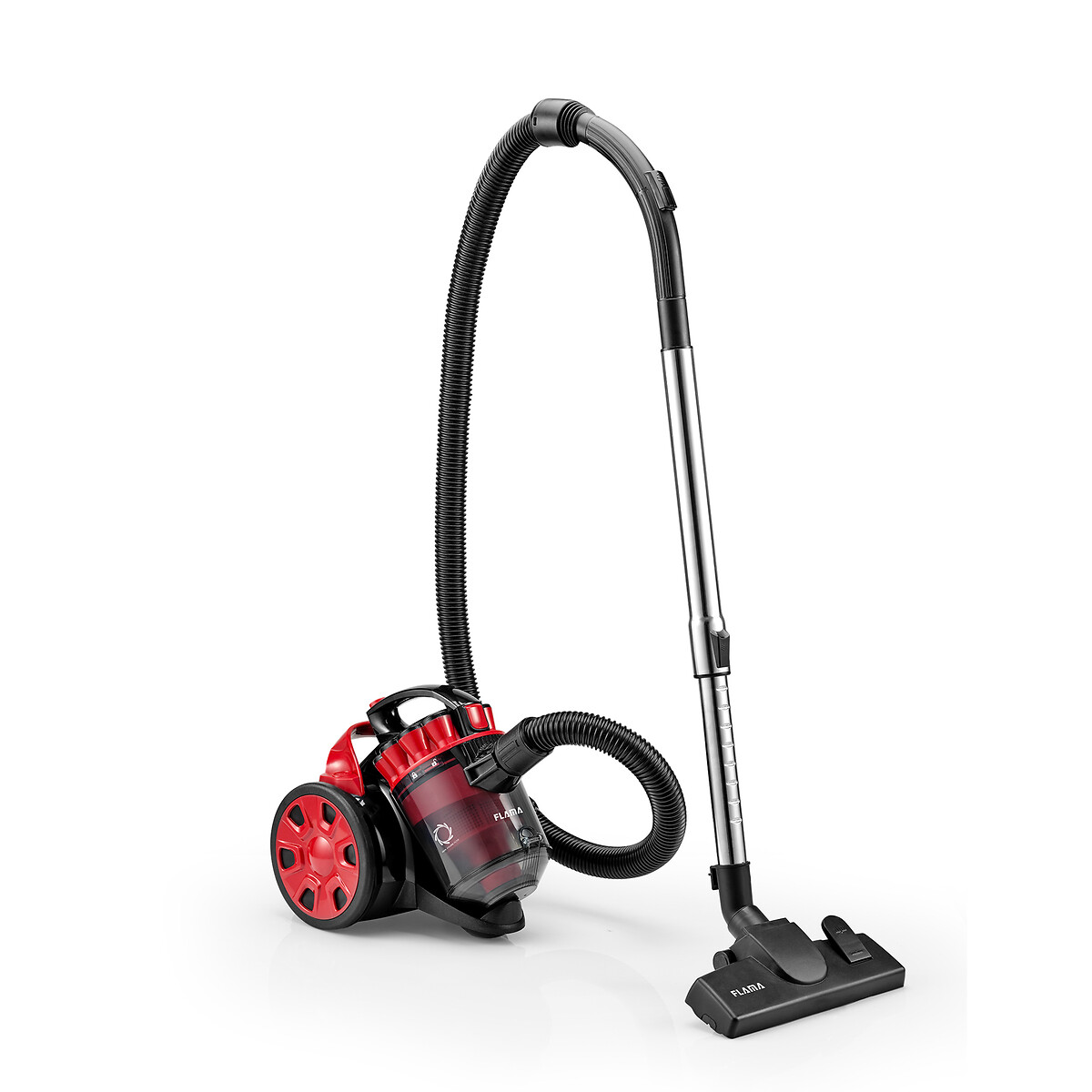 Aspirador sem saco, 700W, 1684FL, da Flama vermelho, FLAMA