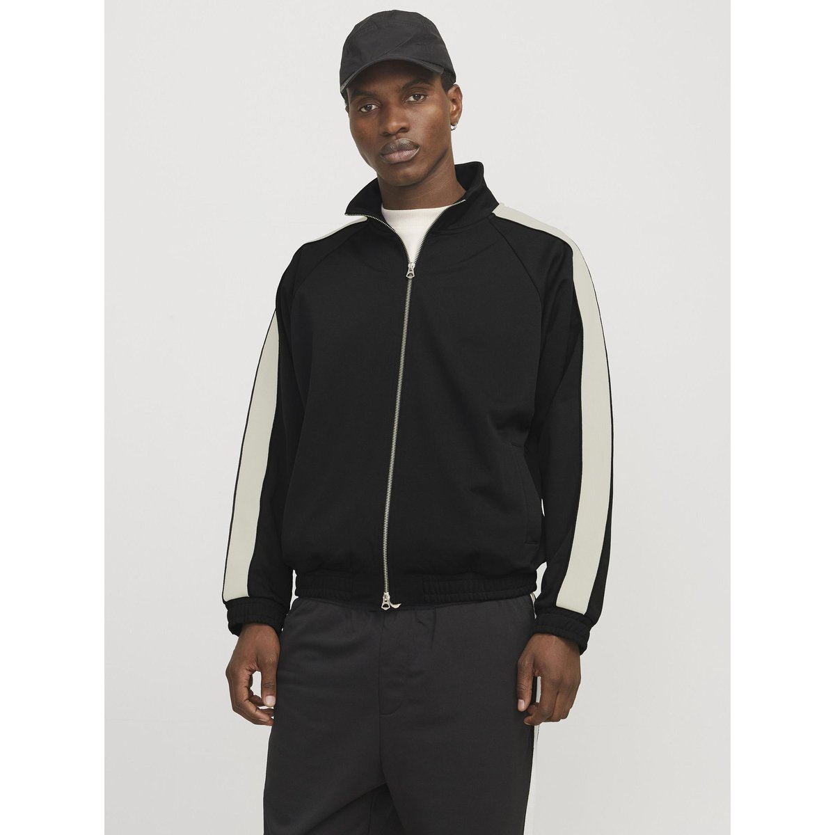 Sweat À Fermeture Éclair noire - black, JACK & JONES