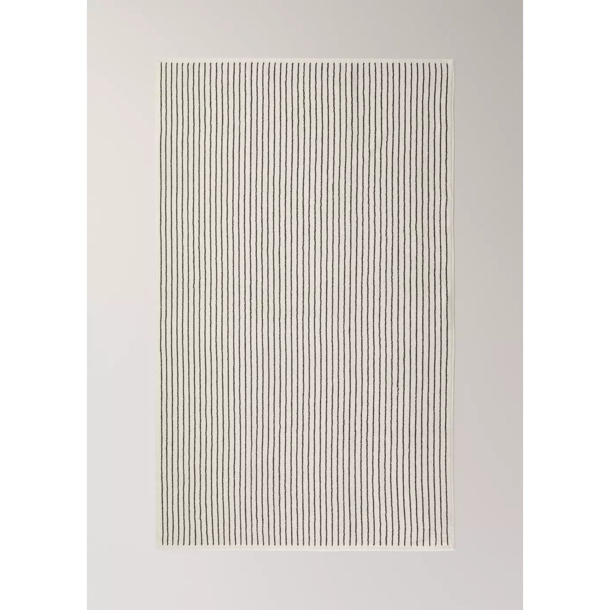 Drap de bain en coton à rayures bleu pétrole, MANGO HOME