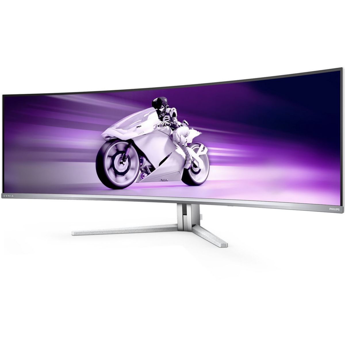 Ecran PC Gamer Evnia 49M2C8900L 49" Incurvé QHD 144Hz QD-OLED HDR 400 HDMI 2.1 Ambiglow couleur unique, PHILIPS