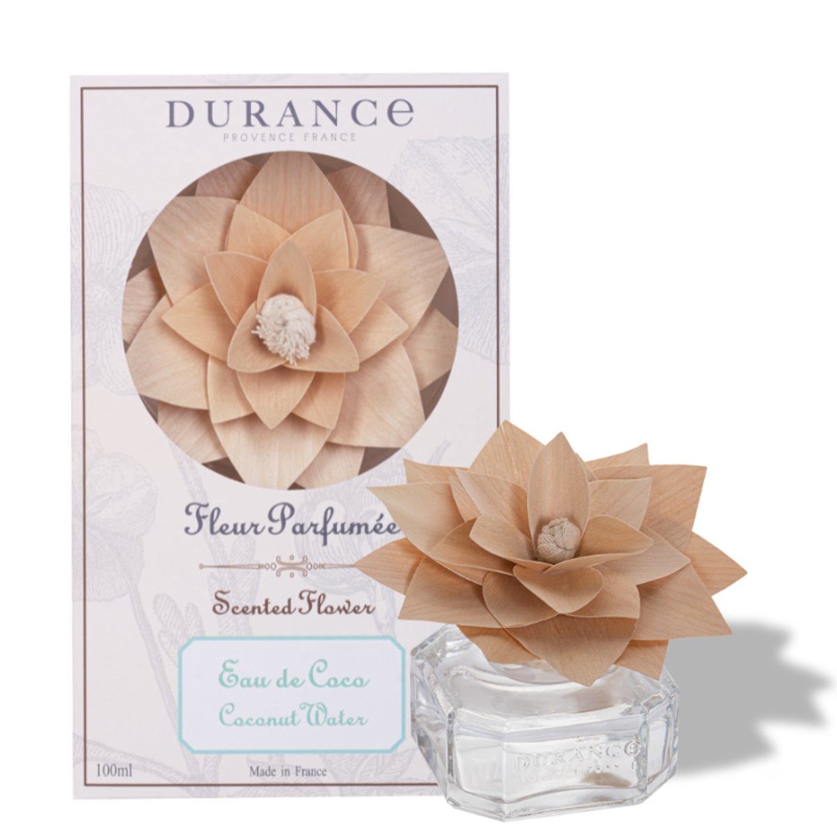 Fleur parfumée EAU DE COCO couleur unique, DURANCE