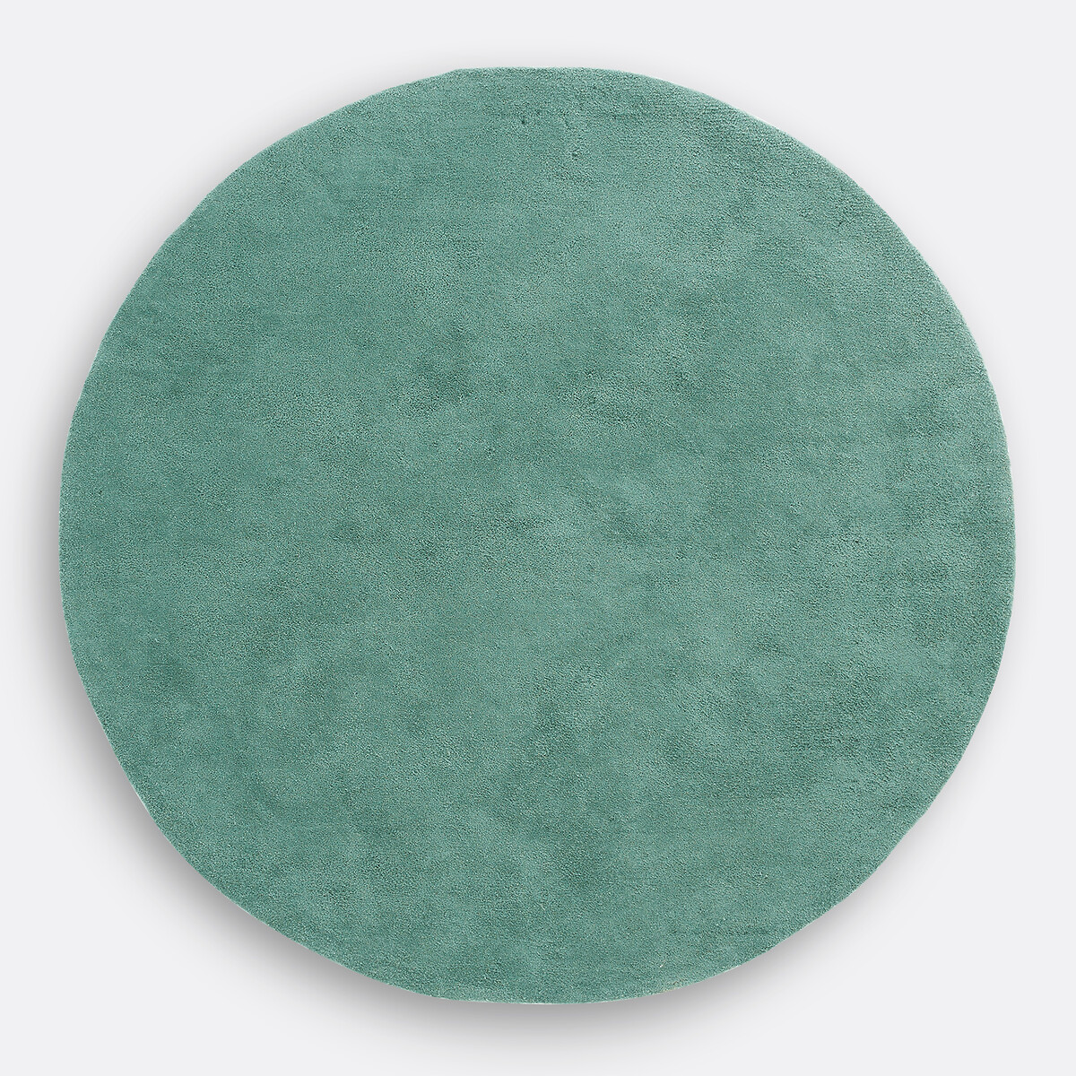 Tapis rond, coton tufté, Renzo, grand modèle sauge, LA REDOUTE INTERIEURS
