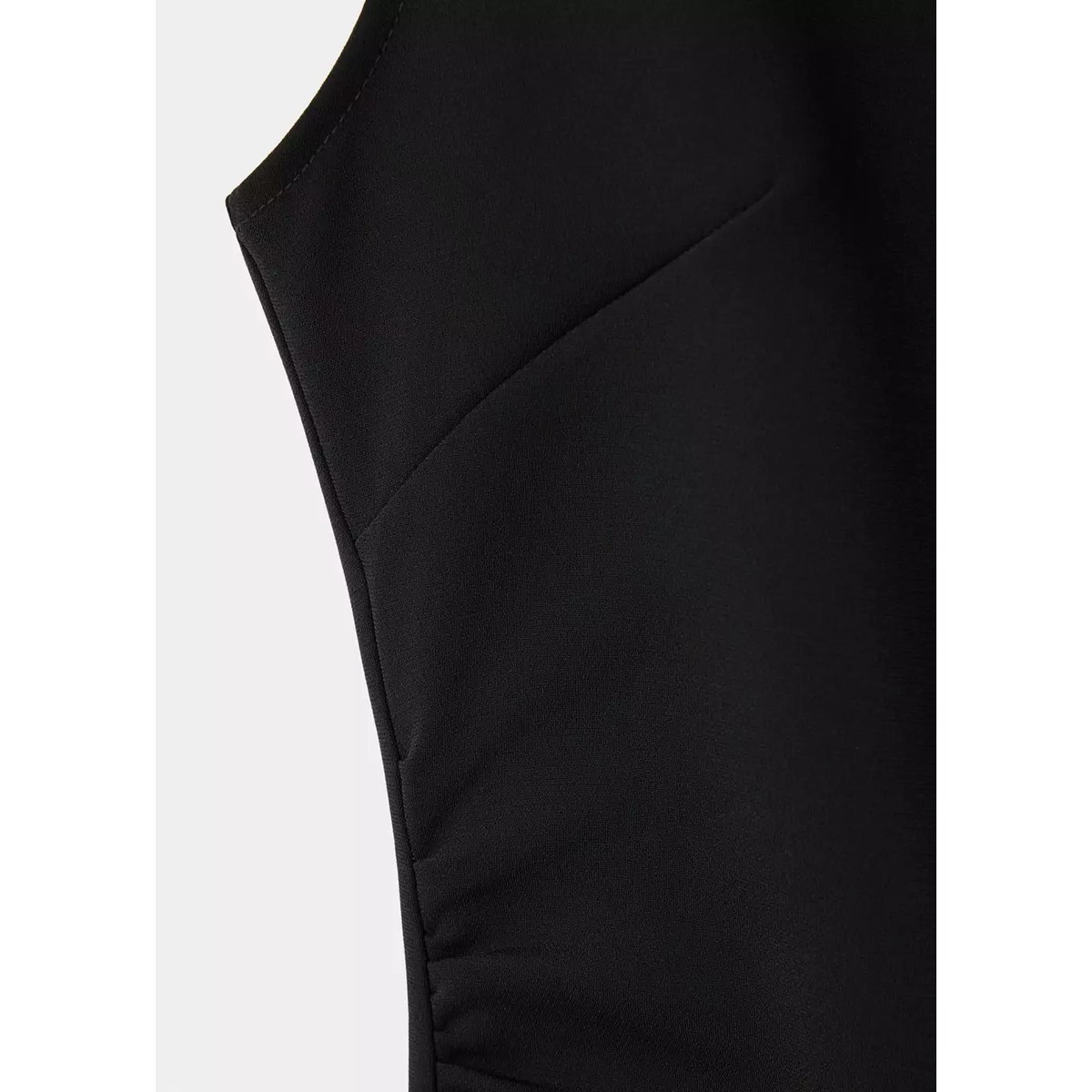 Robe courte dentelle noir, MANGO