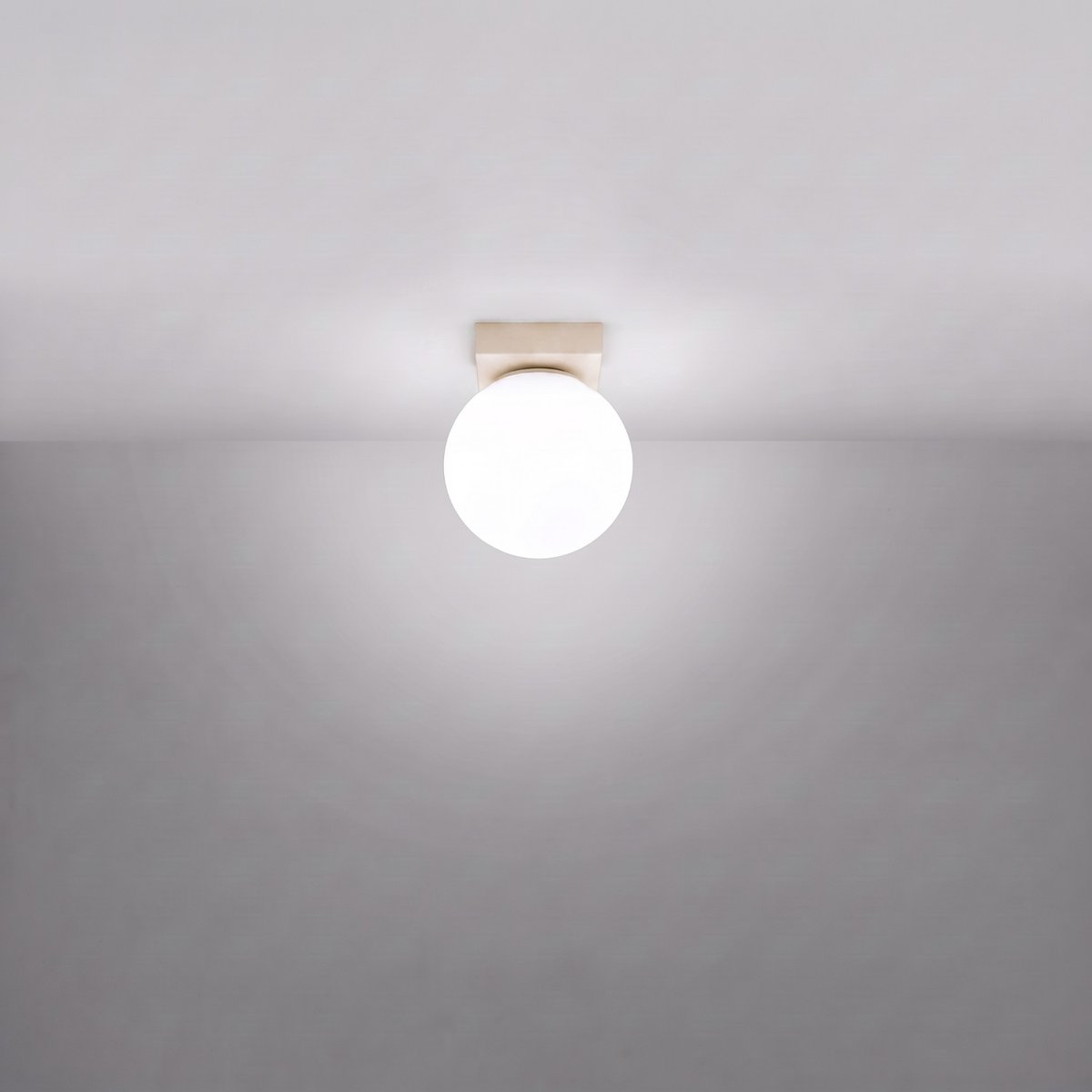 Plafonnier Acier Beige G9 1 Yoli beige, EDEN