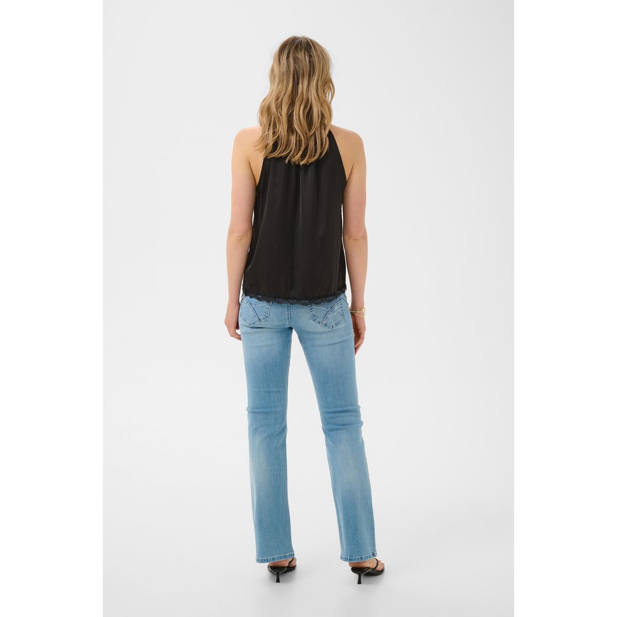 Blouse sans manches noir pitch black, CREAM