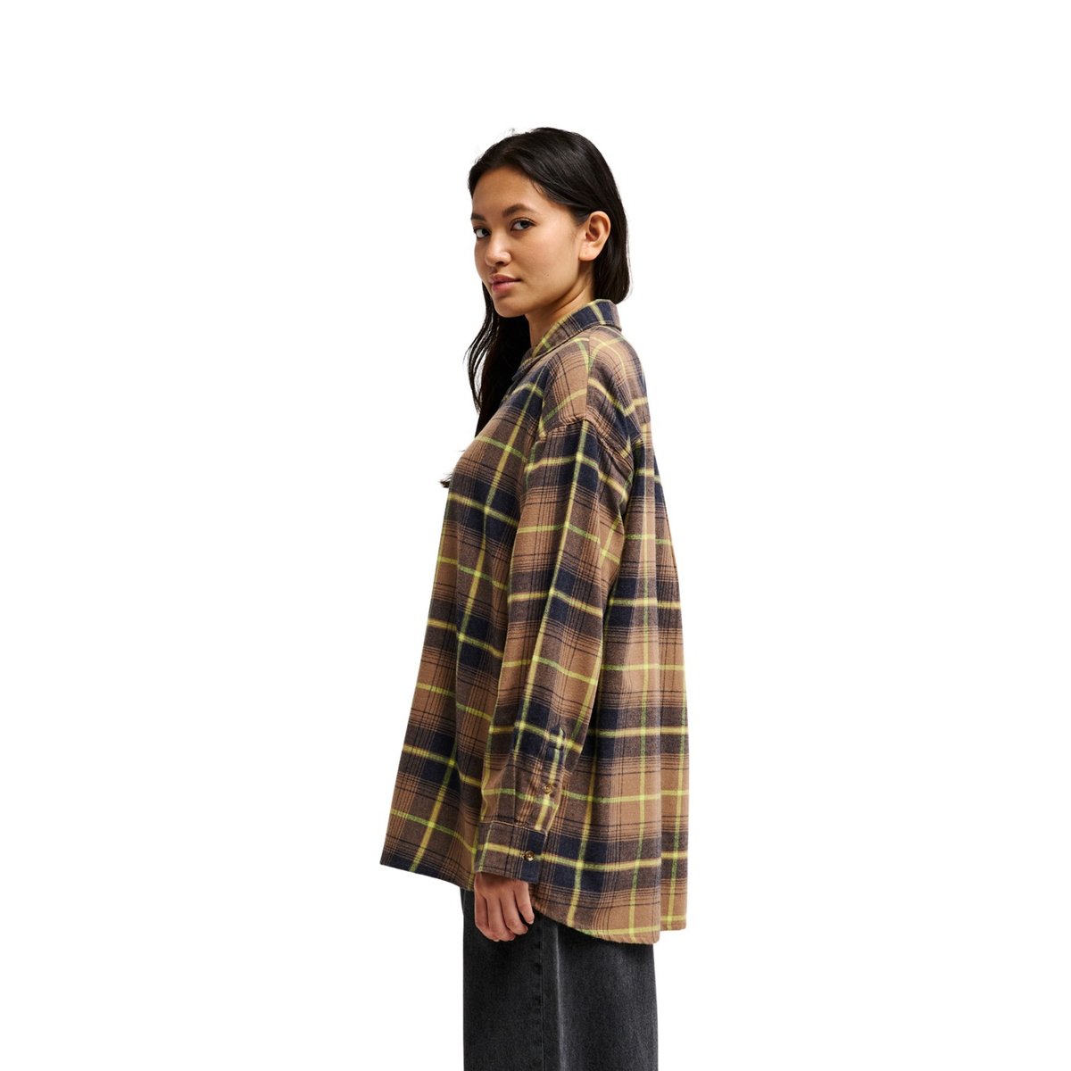 Chemise manches longues LOMOND marron pine bark lomond check, QUIKSILVER