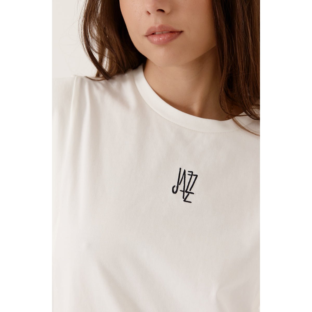 T-shirt sans manches col rond imprimé Jazz AYSORIA cream, ARTLOVE