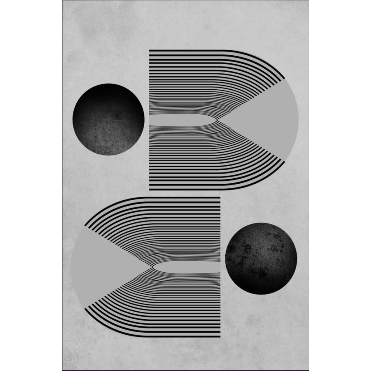 Tapis de salon Seventies gris, EDEN