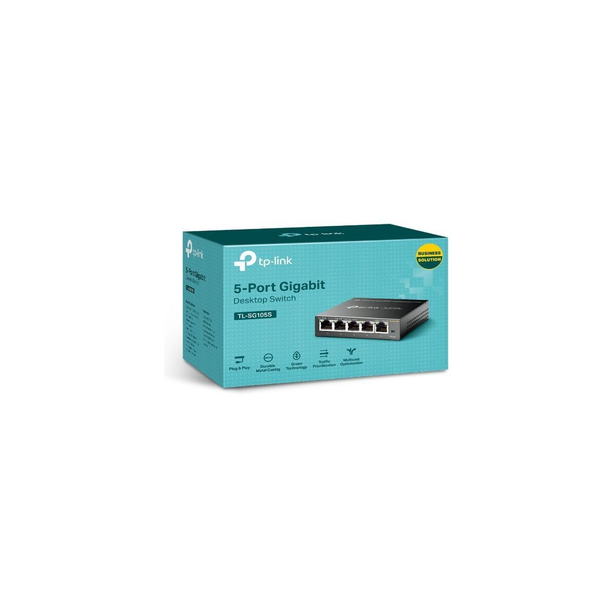 Switch ethernet TL-SG105S 5 ports 10 / 100 / 1000Mbps couleur unique, TP-LINK