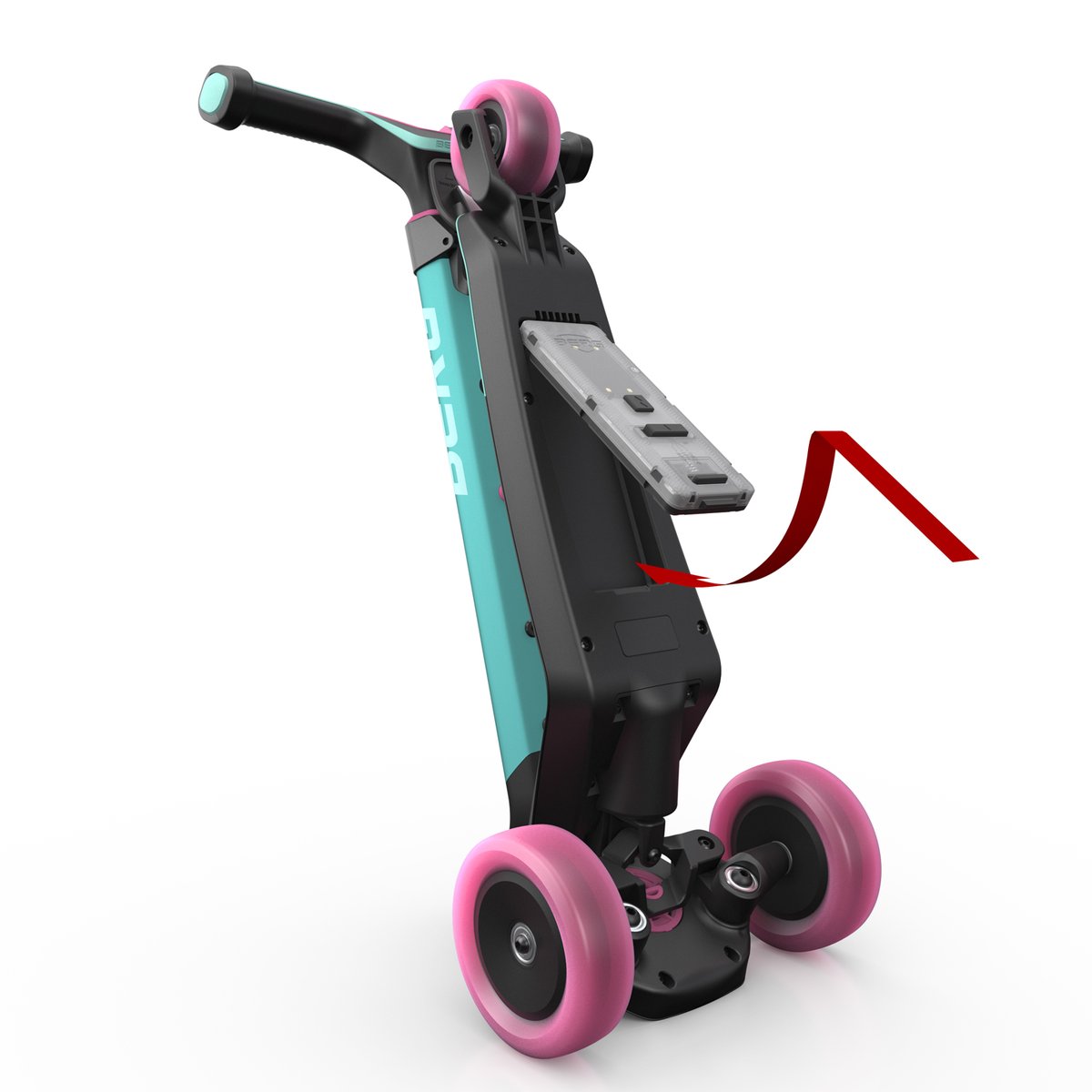 Deck LED pour trottinette Nexo noir, BERG TOYS