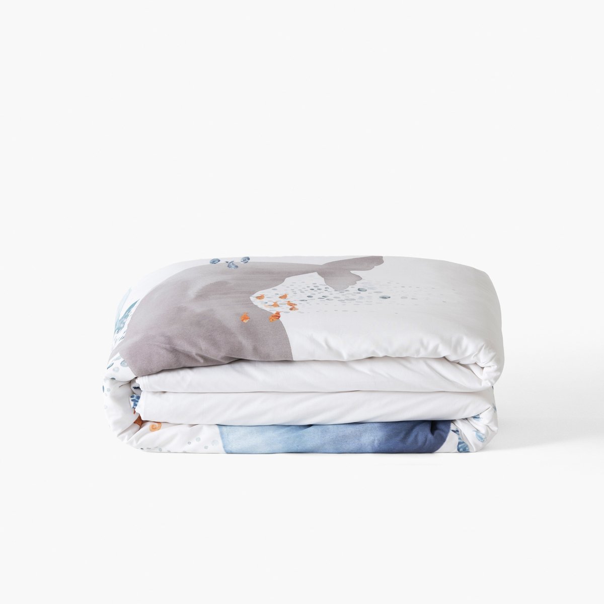 Housse de couette Imprimé OCEANOS imprimé, CARRE BLANC