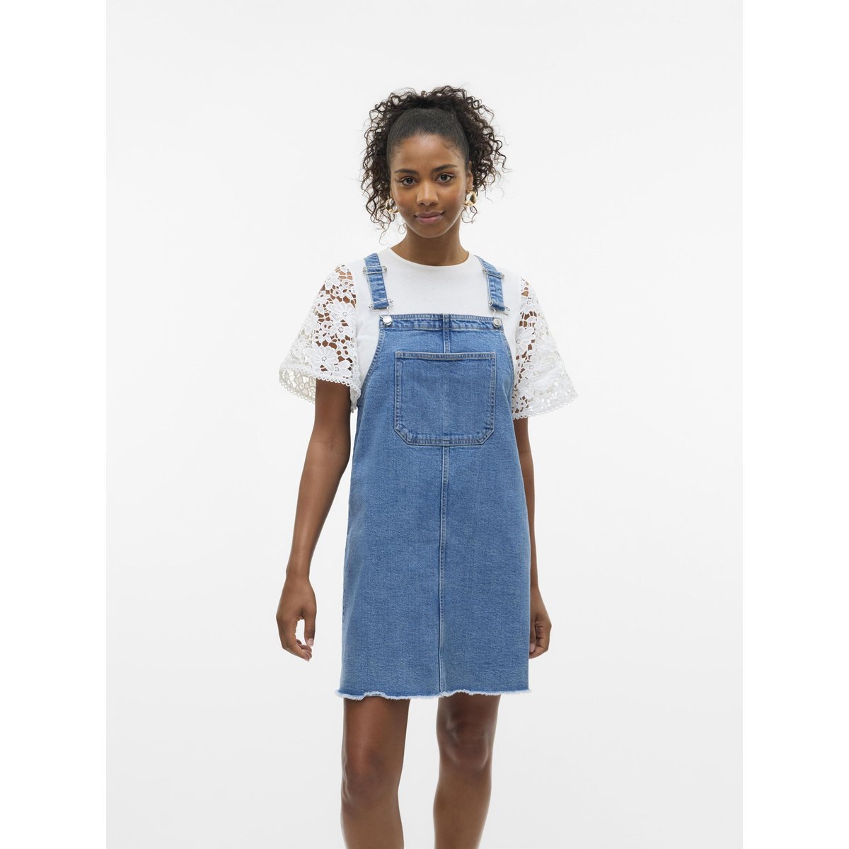 Robe En Denim medium blue denim, VERO MODA