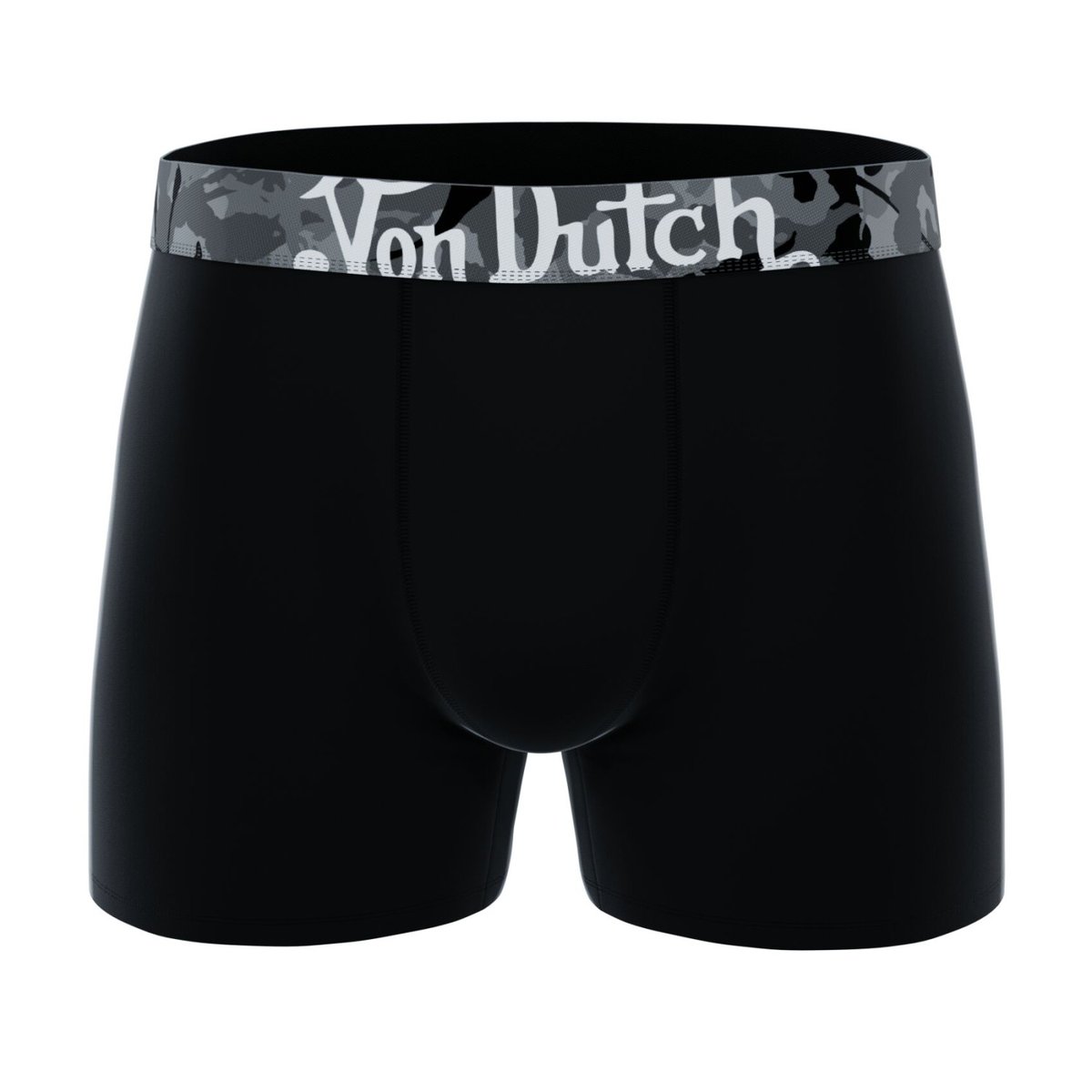 Lot De 6 Boxers Coton beige/marron/gris clair/kaki/noir, VON DUTCH