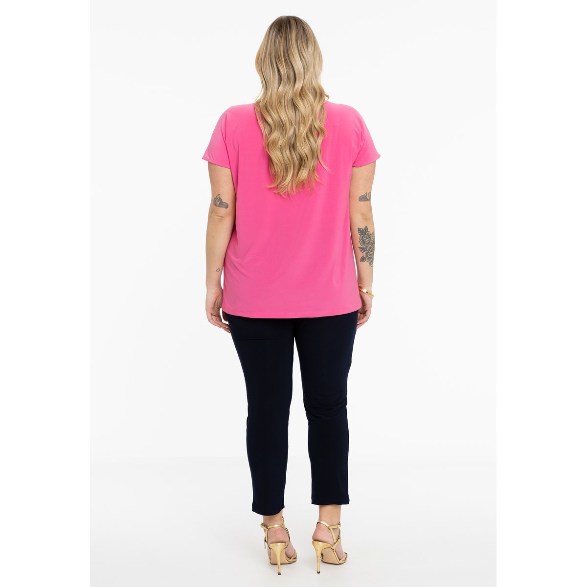 T-shirt sans manches rose, YOEK