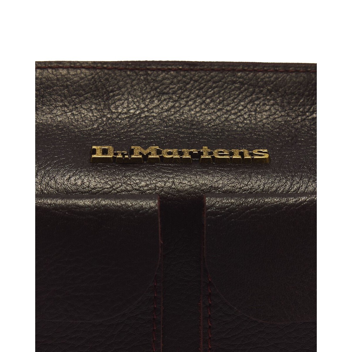 Handtasche Overdrive aus Leder mit Henkeln braun, DR. MARTENS