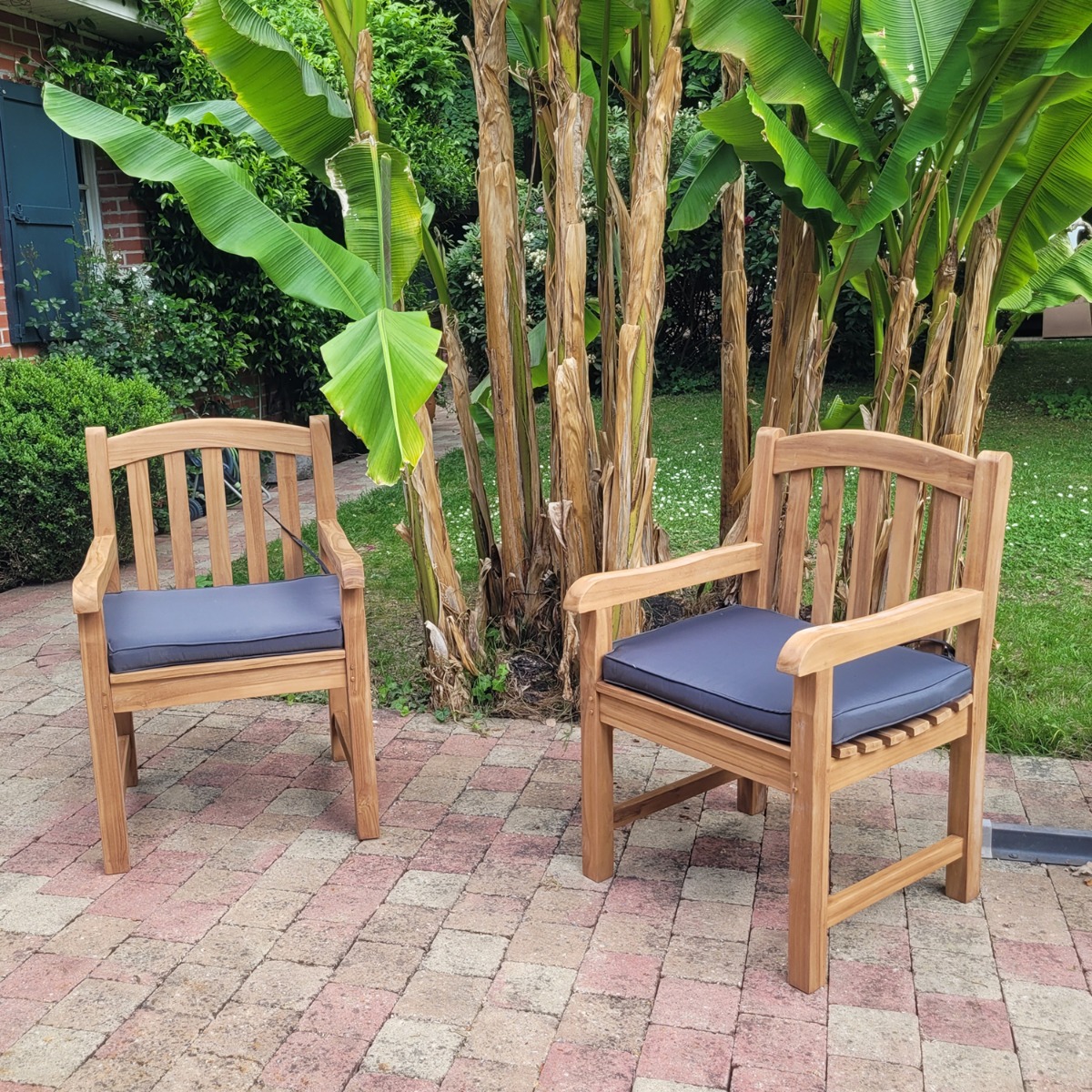 Fauteuil en teck massif Brighton naturel, TECK ATTITUDE