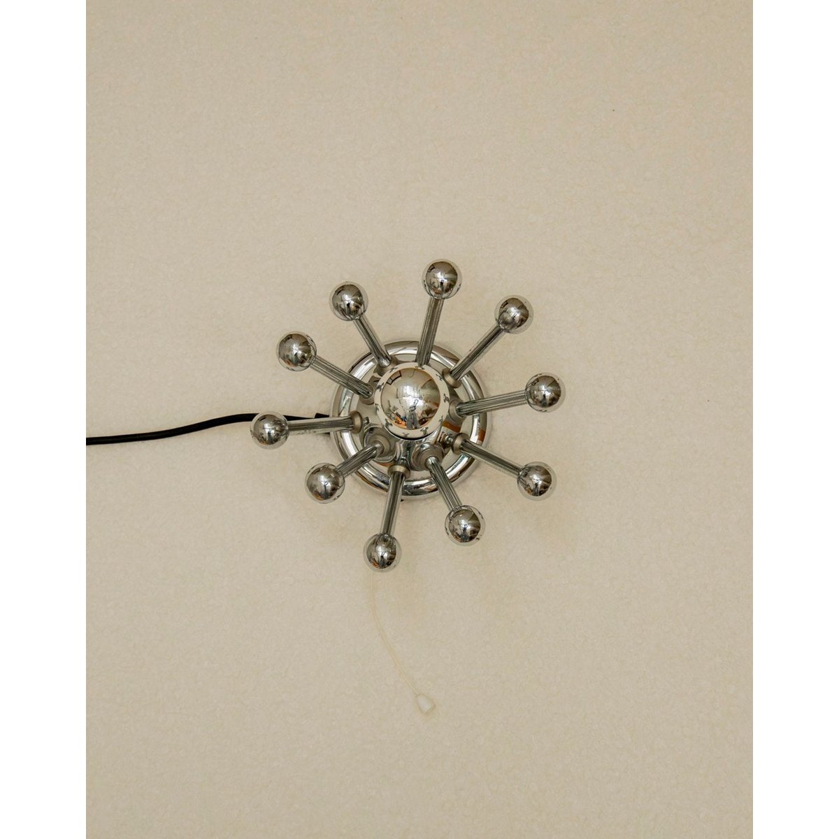 Applique murale en inox Suzette N°251 - Bon état métal, DEBONGOUT
