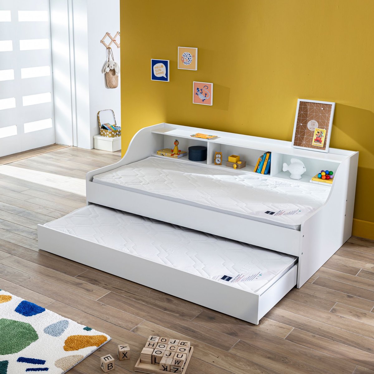 Matelas pour lit tiroir nano 11 cm blanc, BULTEX