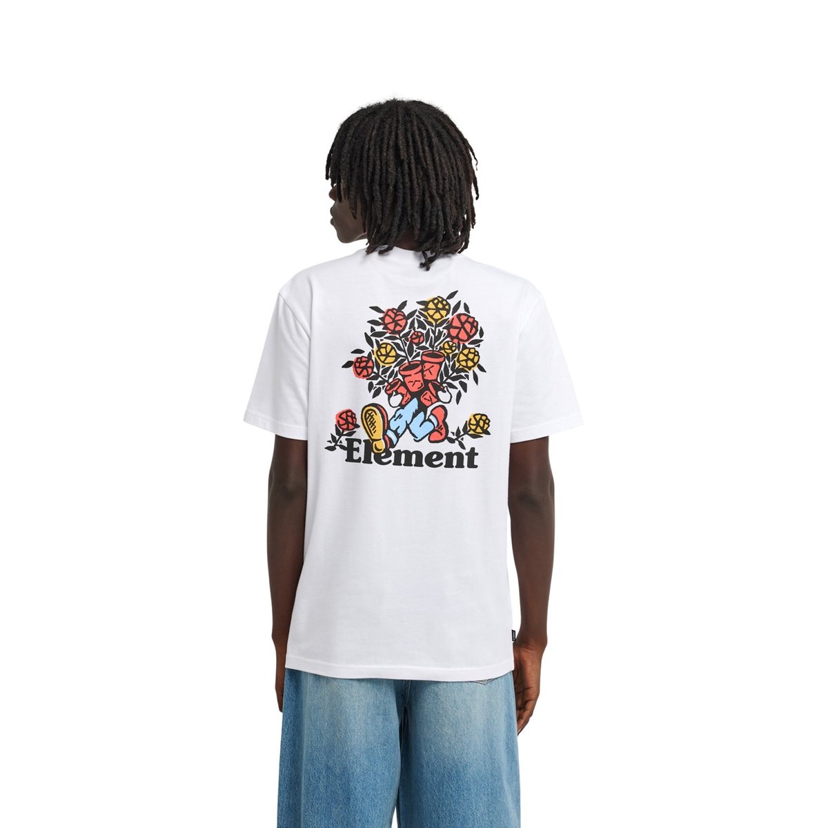 T-Shirt manches courtes HANDS FULL blanc optic white, ELEMENT