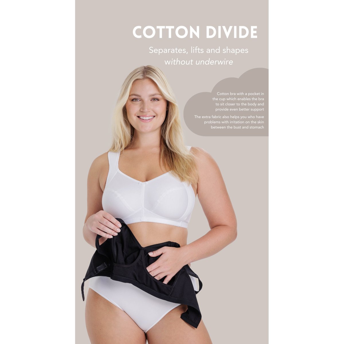 Soutien-gorge Freedom Skin blanc, MISS MARY OF SWEDEN