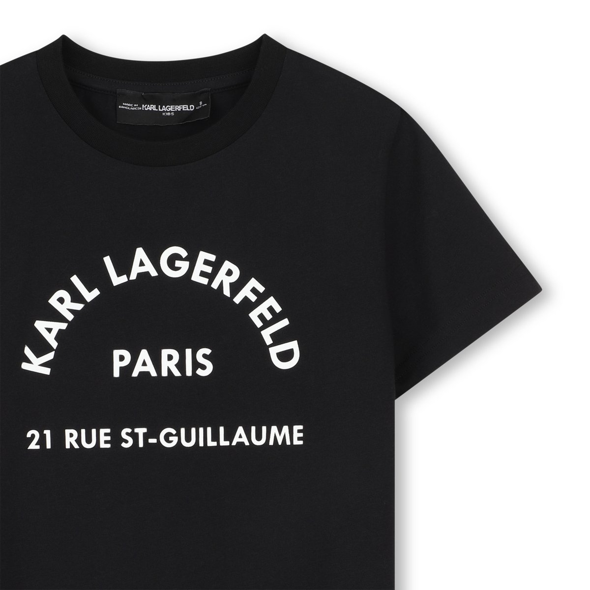 Tee-shirt manches courtes black, KARL LAGERFELD KIDS
